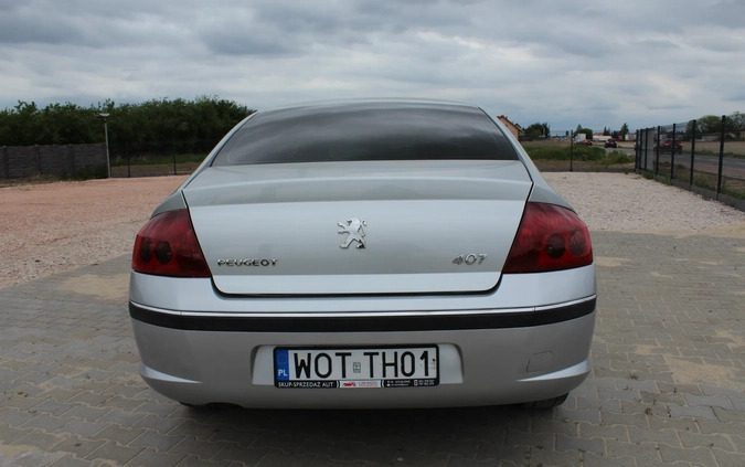 Peugeot 407 cena 10900 przebieg: 162419, rok produkcji 2005 z Zamość małe 232